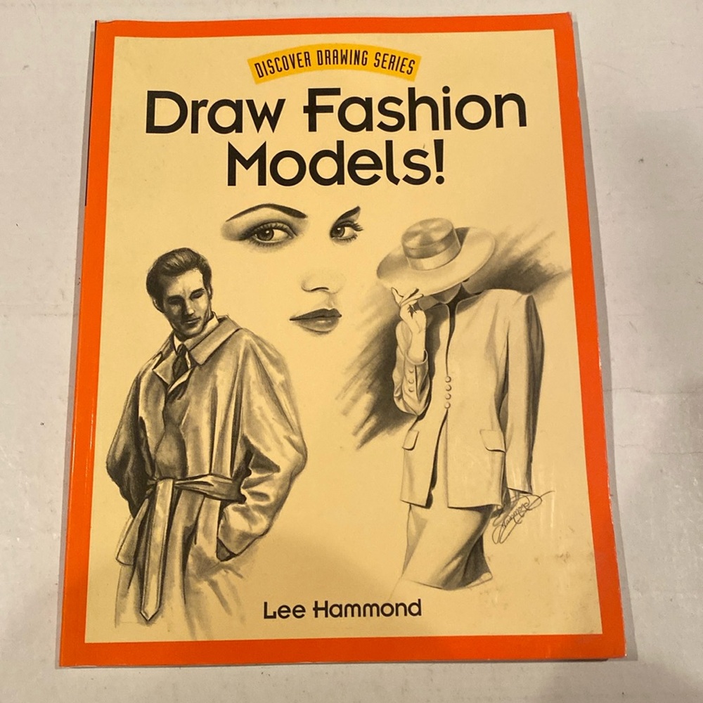“Draw Fashion Models!” Oversized soft cover